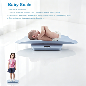 Báscula Digital LCD Multifunción para Bebés, con Función de Cambio entre Kg/lb/oz, para Uso Pediátrico y en Guarderías - Product Image 5
