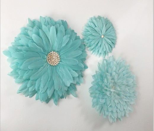 Wholesale Modern Nordic Interior Mirror Boho African Wall Art Feather Juju Hat Wall Decor For Christmas Home Decor Living Room