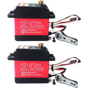 Servomoteur numérique Annimos RC 20 kg 270 degrés avec engrenages entièrement métalliques pour voitures Baja, robots et projets DIY - Product Image 1