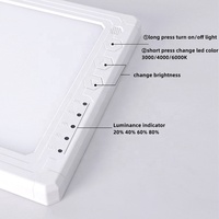 Grande lampe PDR LED 12V à intensité variable, blanc froid, blanc chaud, blanc naturel, avec réglage de la couleur, pour panneau réflecteur linéaire