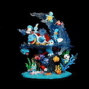 Vendita calda di nuovi prodotti GK serie pokemoned figure giocattoli emettono luce Squirtle Blastoise charrander Charizard action figure per bambini - Product Image 4