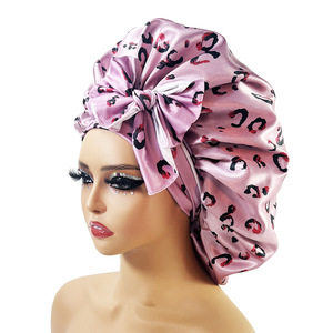Hijab rond imprimé pour femmes réception de beauté pour <span class=keywords><strong>bonnet</strong></span> de nuit sangle décontractée pour <span class=keywords><strong>Amazon</strong></span> populaire transfrontalier Durag <span class=keywords><strong>Bonnet</strong></span> - Product Image 4
