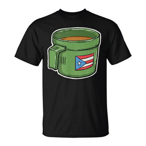Camiseta Little Butter Cup Coffee con la bandera de Puerto Rico Boricua - Product Image 2