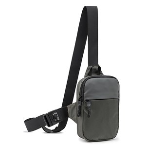 <b>Black</b> <b>Mini</b> Sling <b>Bag</b> Waterproof Crossbody Chest <b>Bag</b> Adjustable Strap Anti Theft for Travel Hiking Daily Use - Product Image 3