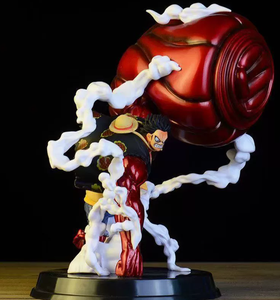 Statua Modello Anime di Luffy Quarta Marcia Re <span class=keywords><strong>Scimmia</strong></span> con Pistola in PVC, Giocattolo da Collezione per Esposizione e Decorazione - Product Image 4