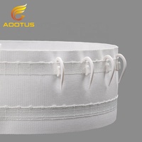 Ruban de rideau tissé en gros avec poches - Ruban de pliage pour rideaux à plis ondulés, plis en S, ondes en S et plis classiques, 8 cm, rouleau de 100 m