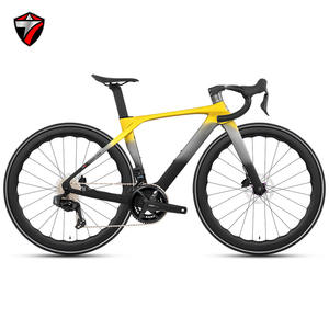 Vélo de route en fibre de carbone T10pro de deuxième génération, câblage interne, guidon courbé, <span class=keywords><strong>course</strong></span>, <span class=keywords><strong>course</strong></span>, RS-2*12 vitesses, frein à disque à huile, guidon en carbone - Product Image 4