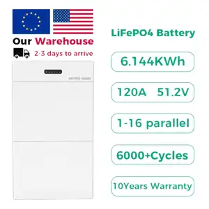 Menred 120Ah lifepo4 batterie speicherソーラー20kw6kwh 51.2V 120Ahリチウム6kw家庭用ソーラーエネルギーバッテリー