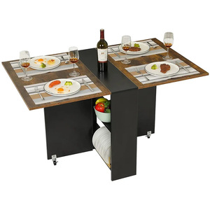 Folding <b>table</b>, small square <b>table</b>, <b>dining</b> <b>table</b>, home use, simple, movable, <b>foldable</b> small rectangular <b>dining</b> <b>table</b>, minimalist - Product Image 5