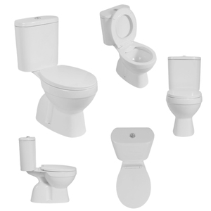 Inodoro de dos piezas moderno de estilo oriental con descarga por arrastre, de fabricantes chinos, juego de asiento de inodoro de dos piezas para hotel - Product Image 2