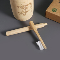 Têtes de brosse à dents en bambou, brosses à dents écologiques et végétaliennes pour des soins bucco-dentaires durables et sans déchets, sans BPA, poils doux