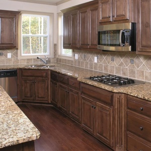 Custom Massief Hout Antiek Hardhout Esdoorn Franse Country Keukenkasten Design - Product Image 1