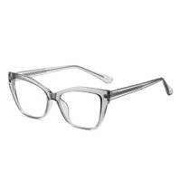 Nouvelles montures de lunettes tendance CX style européen et américain en TR90, motif géométrique carré, pour hommes et femmes, en acétate