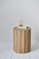 Table d'appoint en bois massif durable au design nordique moderne pour salon, chambre à coucher, meubles de maison
