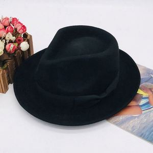 Women Men's 100% Soft & Crushable Wool Material Indiana Jones Style Fedora Hats - Product Image 5