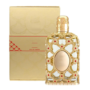 arabic Luxury Floral Eau De Parfum For Women Gold Ornate Bottle With <b>Red</b> Accents Regular Size Party women's Perfume - Product Image 1