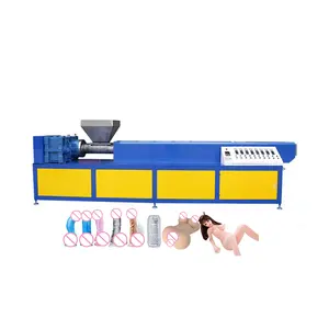 Male Sex Partner Soft Plastic Doll Extruder Waste Toys Recycling Crushing Starter Machine Production Line