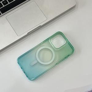 Étui magnétique résistant à l'usure pour iPhone 13 <span class=keywords><strong>Mini</strong></span> avec bord en TPE, airbag, cadre de protection de l'objectif surélevé et design de poche - Product Image 4