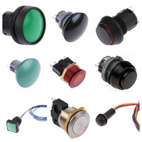 Interrupteur miniature 48-2-RB-N-YL-B, ouverture de 13,6 mm, installation sur panneau, fonctionnement à verrouillage, unipolaire unidirectionnel, IP67