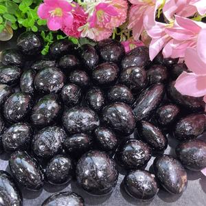 バルクブラックトルマリンタンブルナチュラルレイキストーンイエローファイアクォーツヘマトイドタンブルストーン治癒用 - Product Image 4