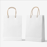 Offre Spéciale Shopping avec Logo Brun Kraft Art Sac en Papier avec Poignée Supermarché Avec Votre Propre Logo