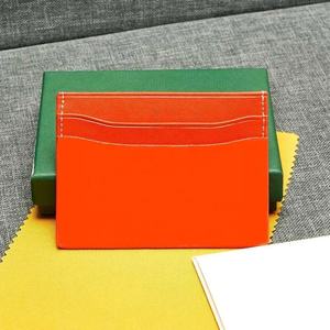 Di lusso di alta qualità del progettista del portafoglio per gli uomini e le donne il titolare della carta con la Mini tasca chiave ed il portamonete è fornito con la scatola - Product Image 4