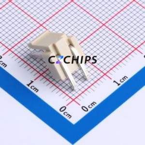 HC-VH-2A2W-M Wire-to-Board Pin Header Bent Lead Through Hole,P=3.96mm Connector 1x2P 3.96mm Right Angle Insert VH - Product Image 2