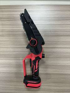 Scie à chaîne sans fil 21V rechargeable avec moteur sans balais, batterie lithium-ion, 8 pouces, outil de coupe du bois, étui - Product Image 2