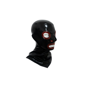 Fournisseur direct d'usine : Casque en <span class=keywords><strong>latex</strong></span> 2D pour <span class=keywords><strong>homme</strong></span> avec option fermeture éclair, résistant à l'usure, gaufré, pour tenue de contrainte BDSM - Product Image 5
