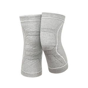 Genouillère tricotée en armoise, protection élastique chaude pour femmes, soin des articulations en hiver - Product Image 3