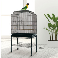 Cage de vol avec support pour perruches, perroquets, inséparables, pinsons, canaris, calopsittes et petits perroquets