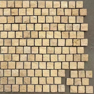 Carrelage en <span class=keywords><strong>Pierre</strong></span> Naturelle Calcaire Moderne Fendu Luxe Durable Intérieur Extérieur Décoration Murale et de Sol <span class=keywords><strong>Construction</strong></span> Bâtiment - Product Image 1