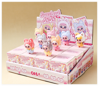 Boîtes aveugles mystère de chat doux de dessin animé mignon flocage Boîtes aveugles top à la mode Capsules distributeur automatique jouet enfant cadeau fabricant