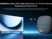 Tanix A3 Android 15 TV Box Hisilicon Quad Core 2GB RAM 16GB Almacenamiento 4K WiFi de Doble Banda 2.4G/5GHz Reproductor Multimedia OTT Control Remoto