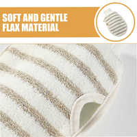 Guantes Exfoliantes Personalizados al por Mayor con Logotipo, Manoplas Espumantes, Exfoliante Corporal, Removedor de Piel Muerta, Regalo para Ducha y Spa, OEM Loofah