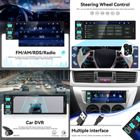 Podofo Single Din Autoradio 6.5 "Autoradio sans fil Carplay Android Auto Incell Écran Voiture MP5 Lecteur EQ BT DVR USB Vente en gros