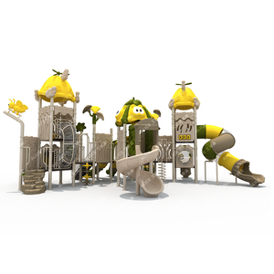 Meilleur toboggan en plastique pour enfants pour les jardins d'enfants et les terrains de jeux - Mobilier de terrain de jeux éducatif - Product Image 5