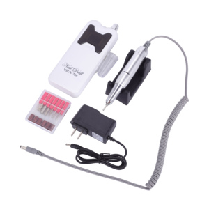 Profesyonel taşınabilir 45000RPM elektrik e-dosya tırnak matkap kablosuz şarj edilebilir alev manikür makinesi Bit popüler masaüstü Bit - Product Image 6