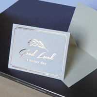 Carte de vœux pliée personnalisée de haute qualité, papier artistique imprimé commercial, vernis UV, Noël, mariage, anniversaire, Saint-Valentin
