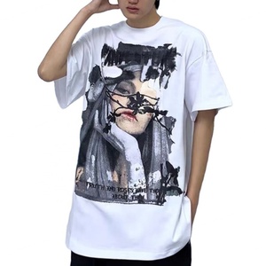 เสื้อยืดวินเทจไซส์ใหญ่สำหรับผู้ชาย เสื้อยืดไซส์ใหญ่ พิมพ์โลโก้ตามสั่ง - Product Image 1