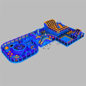 สวนสนุกเป่าลมขนาดยักษ์สำหรับเด็กและผู้ใหญ่1500sqm เป่าลมได้สำหรับเด็กและผู้ใหญ่ - Product Image 5