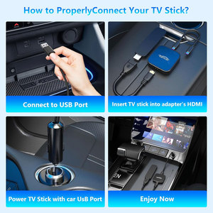 Car TV Mate Pro avec adaptateur CarPlay sans fil HD Multimedia Dongle Magic Video Box pour Iphone <span class=keywords><strong>apple</strong></span> TV <span class=keywords><strong>Fire</strong></span> <span class=keywords><strong>Stick</strong></span> Converter Cars - Product Image 5