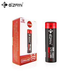 بطارية إيفان IMR 18650 بسعة 2200 مللي أمبير في الساعة وتيار 40 أمبير، بطارية ليثيوم أيون أسطوانية قابلة لإعادة الشحن LiNiMnCoO2 تدوم 500 دورة - Product Image 2