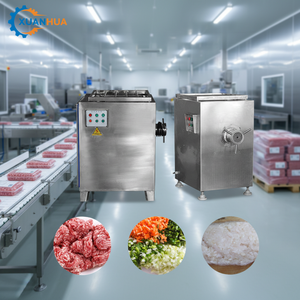 Machine à hacher la <span class=keywords><strong>viande</strong></span> électrique professionnelle - Broyeur de <span class=keywords><strong>viande</strong></span> congelée et de saucisses de porc avec construction en acier inoxydable - Product Image 1