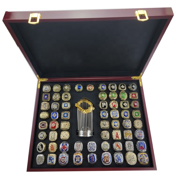 MLB CHAMPION RING 62個 Hot Selling 1960-2022 MLB Championship Ring Set for Men with