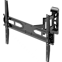 Braket TV Artikulasi Baja Canai Dingin VESA 400*400mm, Dapat Diputar 180 Derajat, Dapat Dimiringkan, dan Dapat Digeser, untuk Pemasangan di Dinding