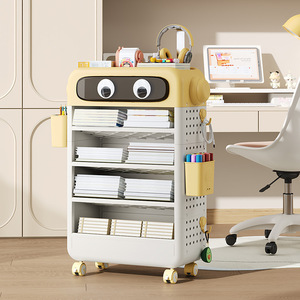Selected Children's Bookshelf 6 Tier Floor Standing Cartoon Storage Rack For Books And Stationery - Product Image 2