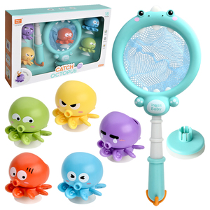 2 in 1 Summer Kids Dinosaur Fishing <strong>Net</strong> Floating Squirts <strong>Toys</strong> <strong>Bathtub</strong> Bathroom <strong>Toy</strong> Baby Bath <strong>Toys</strong> <strong>for</strong> Gift - Product Image 4