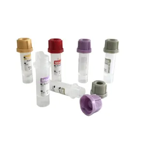 Mini Test de prélèvement sanguin, meilleure vente, 0.5ml K3 Micro Edta, Tube de prélèvement sanguin adapté aux enfants et aux nourrissons