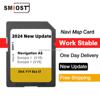 Untuk SMIOST 32GB sebagai V19 Car GPS Navigator dengan Perangkat Lunak Peta Navigasi Kartu SD Plastik Memorial untuk VW Sharan T Cross